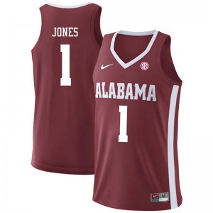 Men Herbert Jones Crimson University of Alabama #1 Player Jerseys