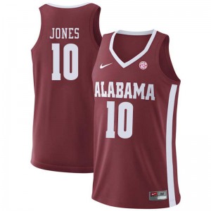Men's Herbert Jones Crimson University of Alabama #10 Player Jerseys