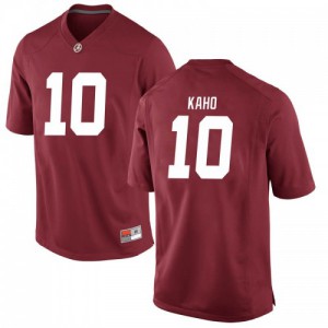 Men's Ale Kaho Crimson University of Alabama #10 Game Player Jerseys