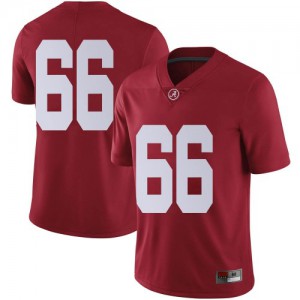 Men's Alec Marjoribanks Crimson University of Alabama #66 Limited Player Jersey