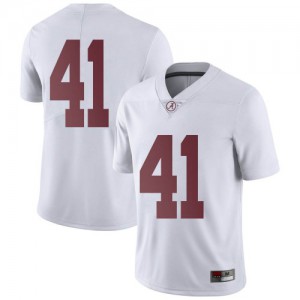 Men Chris Braswell White Alabama #41 Limited Embroidery Jersey