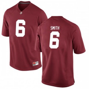 Men Devonta Smith Crimson University of Alabama #6 Game Football Jerseys