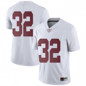 Men Dylan Moses White Bama #32 Limited NCAA Jersey