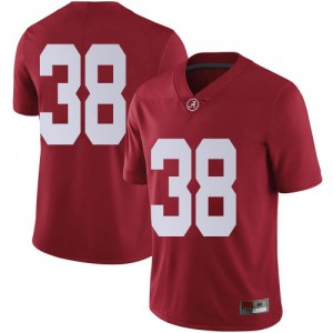 Mens Eric Poellnitz Crimson Bama #38 Limited Official Jersey