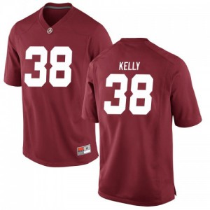Men Sean Kelly Crimson Alabama Crimson Tide #38 Replica Football Jerseys