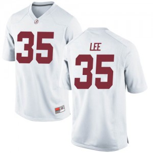 Mens Shane Lee White Bama #35 Game University Jersey