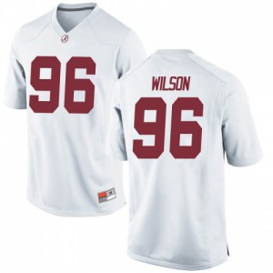 Men's Taylor Wilson White Alabama Crimson Tide #96 Game High School Jerseys