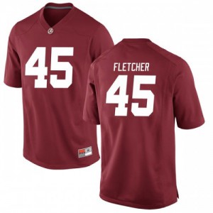 Mens Thomas Fletcher Crimson University of Alabama #45 Replica Football Jerseys