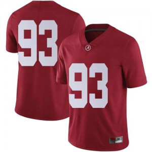 Mens Tripp Slyman Crimson University of Alabama #93 Limited Stitched Jerseys