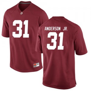Men's Will Anderson Jr. Crimson Bama #31 Game High School Jerseys