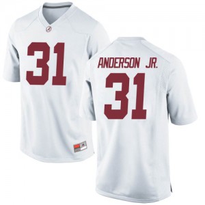 Men Will Anderson Jr. White Bama #31 Game Football Jerseys