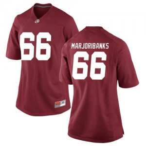 Women's Alec Marjoribanks Crimson Alabama #66 Game College Jerseys
