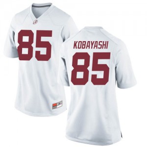 Women's Drew Kobayashi White Alabama Crimson Tide #85 Game Football Jerseys