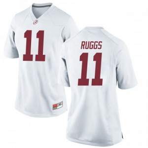 Women's Henry Ruggs III White University of Alabama #11 Game College Jerseys