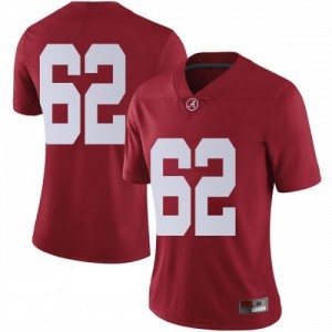 Women's Jackson Roby Crimson Bama #62 Limited Official Jersey
