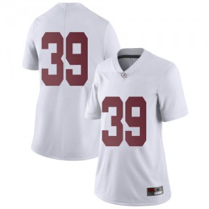 Women Jahi Brown White Bama #39 Limited Embroidery Jerseys