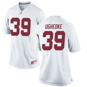 Womens Loren Ugheoke White Alabama #39 Game High School Jerseys