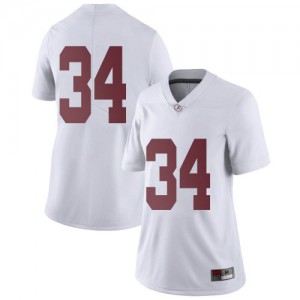 Women's Quandarrius Robinson White Bama #34 Limited Official Jerseys