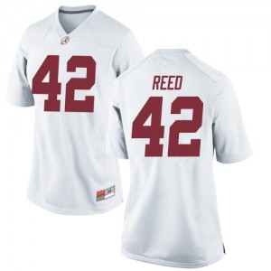Women's Sam Reed White Alabama #42 Game Stitched Jersey