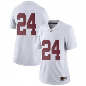 Womens Terrell Lewis White Bama #24 Limited High School Jersey
