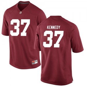 Youth Demouy Kennedy Crimson University of Alabama #37 Game Official Jersey