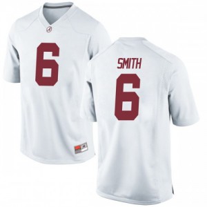 Youth Devonta Smith White Alabama #6 Replica Football Jerseys