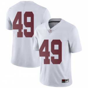 Youth Isaiah Buggs White Bama #49 Limited Official Jerseys