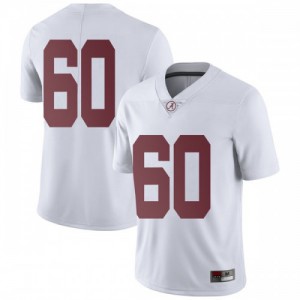 Youth Kendall Randolph White Bama #60 Limited Embroidery Jerseys