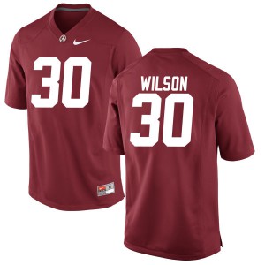 Youth Mack Wilson Crimson Bama #30 Game High School Jerseys