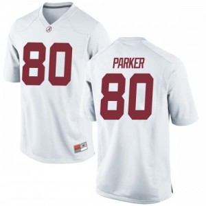 Youth Michael Parker White University of Alabama #80 Game College Jersey