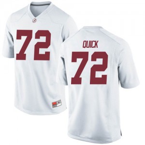 Youth Pierce Quick White Alabama #72 Game Stitched Jersey