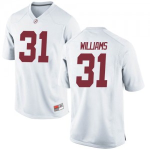 Youth Shatarius Williams White Alabama Crimson Tide #31 Game Official Jersey
