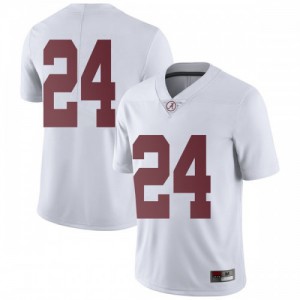 Youth Terrell Lewis White Alabama Crimson Tide #24 Limited Player Jersey