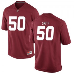 Youth Tim Smith Crimson Bama #50 Game Stitched Jersey