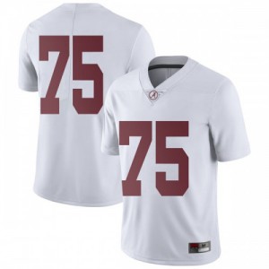 Youth Tommy Brown White Bama #75 Limited Embroidery Jersey
