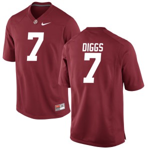 Youth Trevon Diggs Crimson Bama #7 Game Official Jerseys